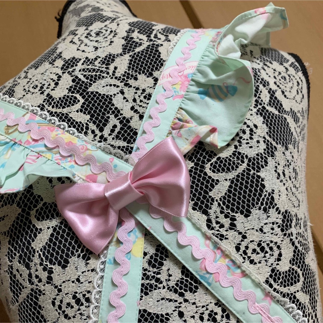 Angelic Pretty(アンジェリックプリティー)のAngelic Pretty エプロン型ジャンパースカート レディースのワンピース(ひざ丈ワンピース)の商品写真