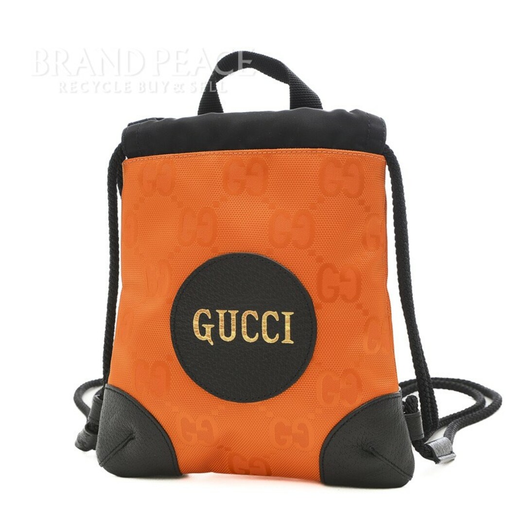 Gucci - グッチ GG オフザグリッド ミニ リュック ナイロン オレンジ