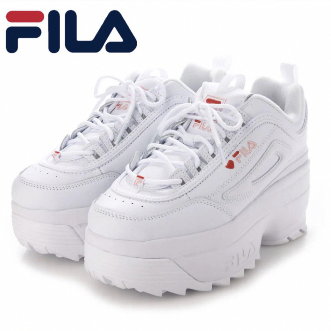 FILA/フィラ ディスラプター2 ウェッジ ハート スニーカー