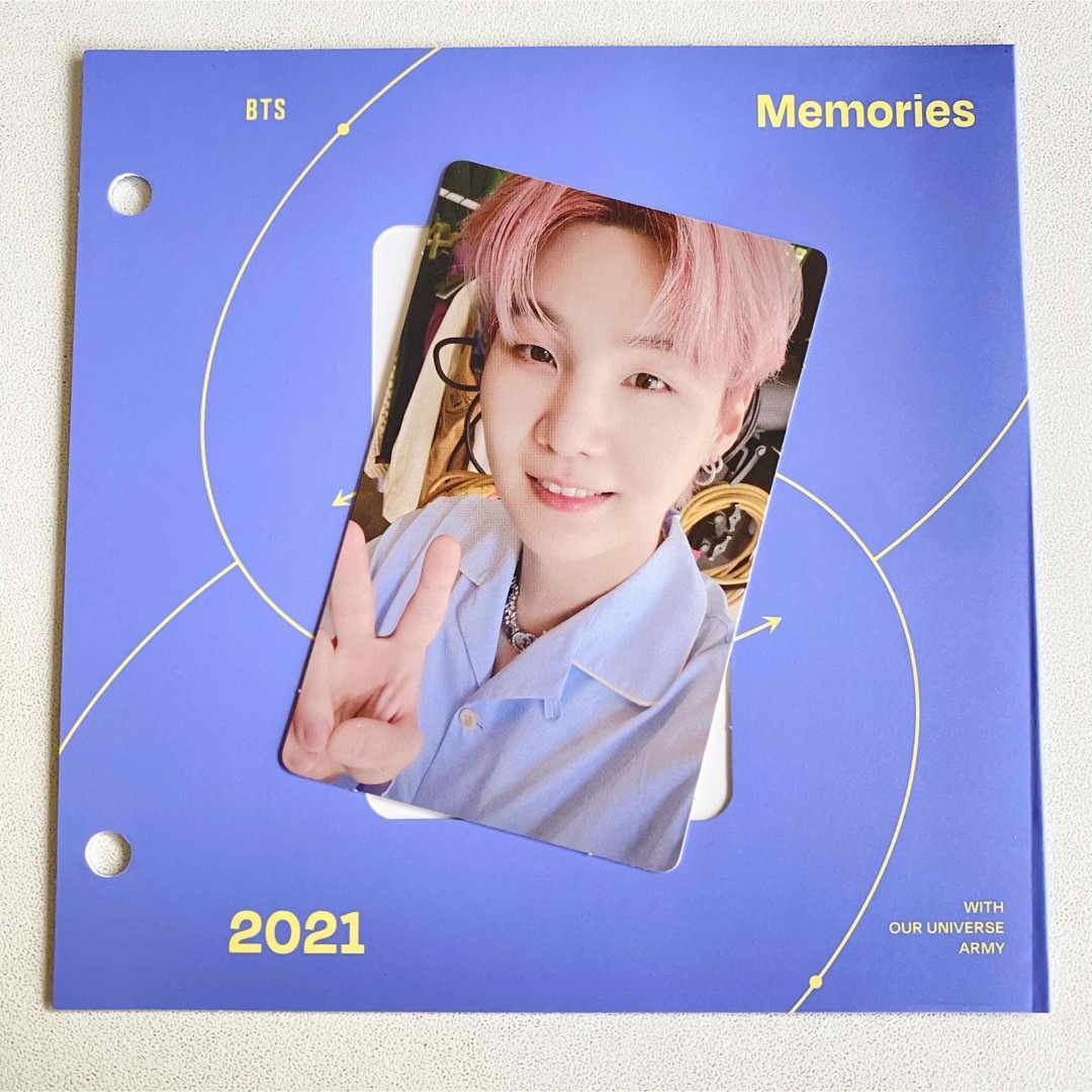 BTS memories 2021 dvd 特典 SUGA トレカ付き