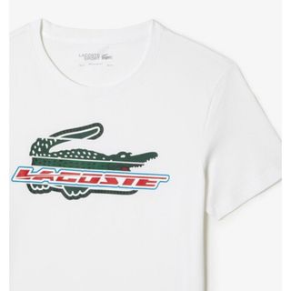 ラコステ(LACOSTE)の★新品★ラコステ  ミックスグラフィックウルトラドライTシャツ ホワイト/3(Tシャツ/カットソー(半袖/袖なし))