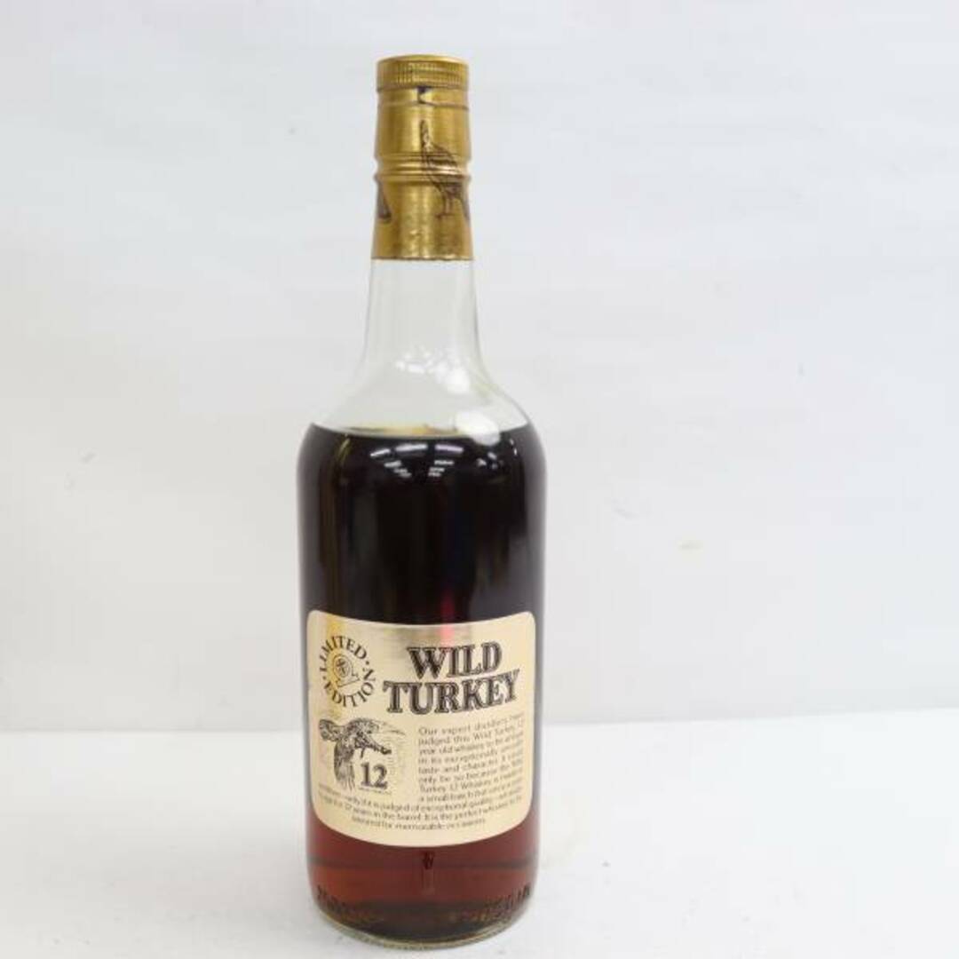 ワイルドターキー 12年 リミテッド エディション ゴールド ラベル 食品/飲料/酒の酒(ウイスキー)の商品写真