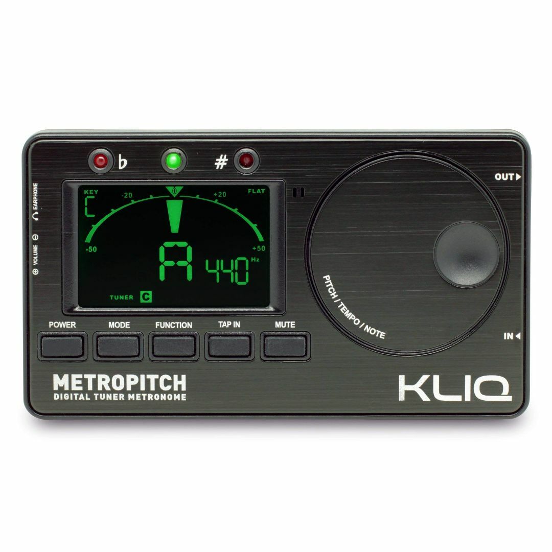 【色: ブラック】KLIQ Music Gear - 全楽器用メトロノームチュー キッズ/ベビー/マタニティのおもちゃ(楽器のおもちゃ)の商品写真