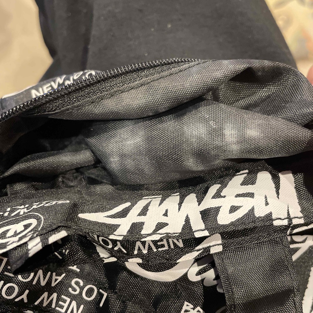 STUSSY(ステューシー)のステューシー　エコバッグ　黒 メンズのバッグ(エコバッグ)の商品写真