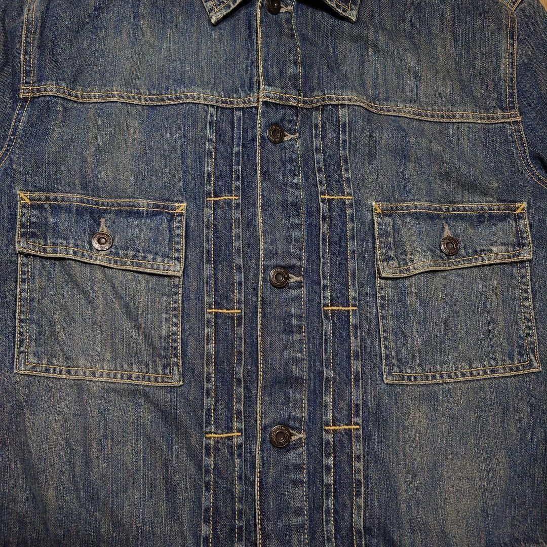 90s POLOJEANS 2ndデニムジャケット Tバック ラルフローレンの 90s POLOJEANS 2ndデニムジャケット Tバック ラルフローレンの