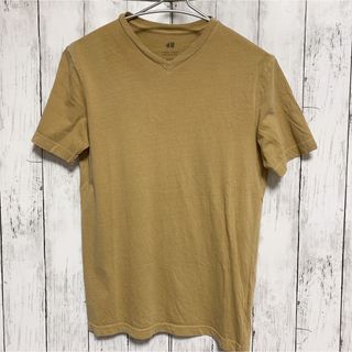 エイチアンドエム(H&M)の【超美品❤️】H&Mレディース半袖トップスブラウン秋(Tシャツ(半袖/袖なし))