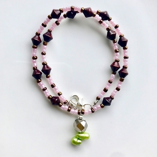 beads necklace＊grape(ネックレス)