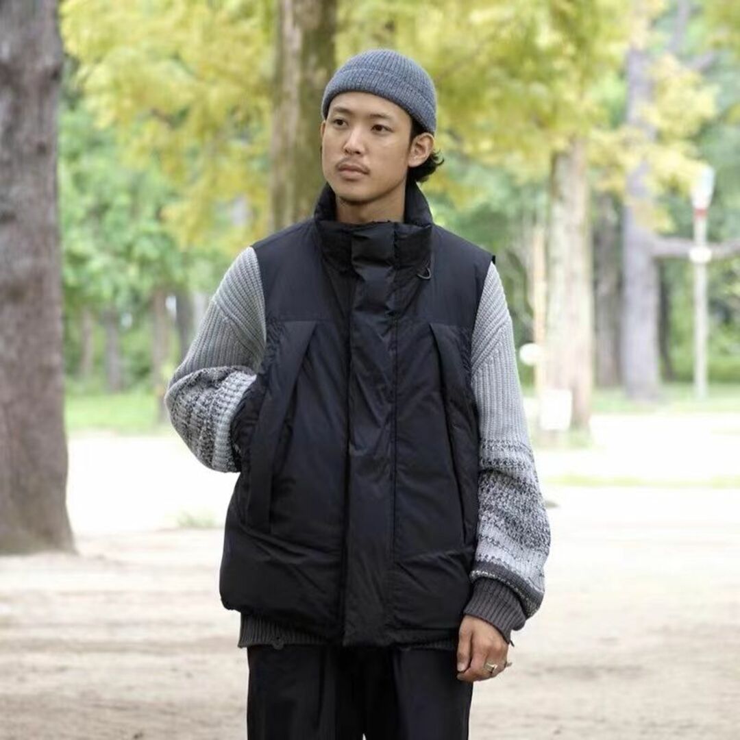 DAIWA PIER DOWN VEST ダイワピア 黒 ダウンベスト