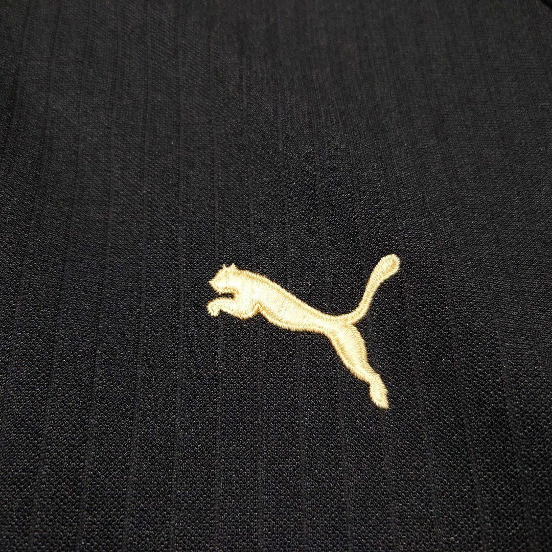 PUMA　ハイネックトラックジャケット　ロゴ刺繍　プーマ　ジャージ　古着