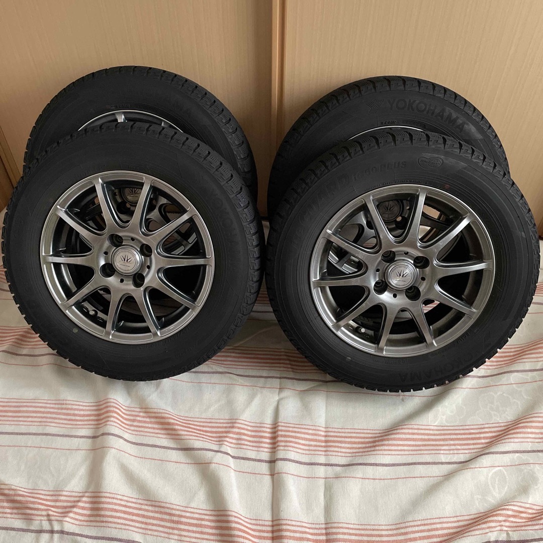 美品スタッドレスタイヤ+ホイール４本セット　175/80R16