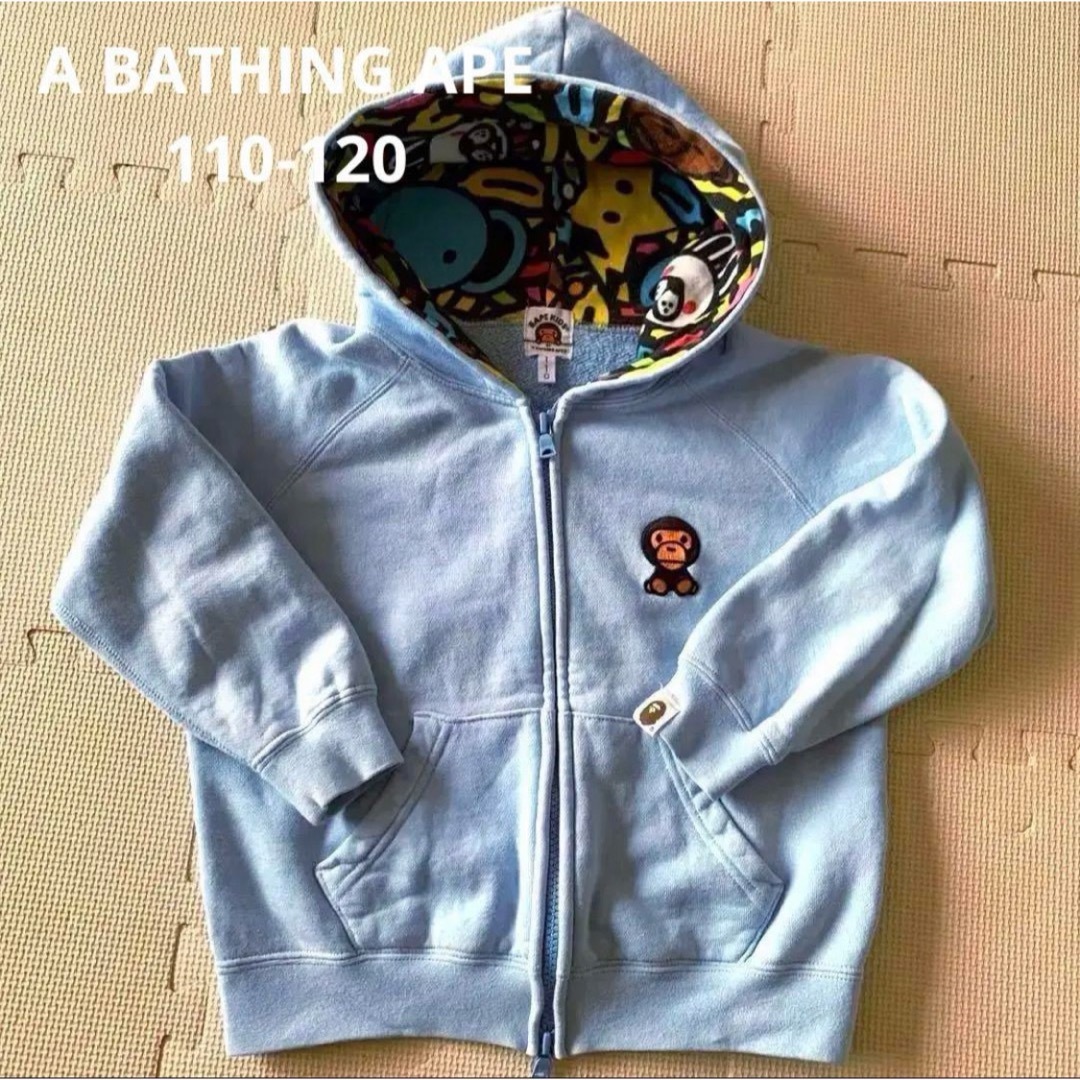 エイプ A BATHING APE キッズパーカー　110 〜120 バナナ | フリマアプリ ラクマ