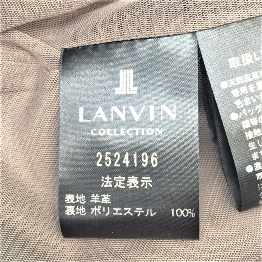 ★美品 LANVIN ランバンコレクション  ノーカラージャケット 38