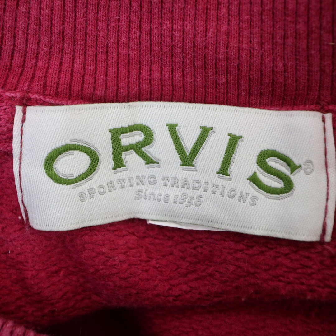 ORVIS オービス 前Vガセット 無地 リブスウェット XL相当