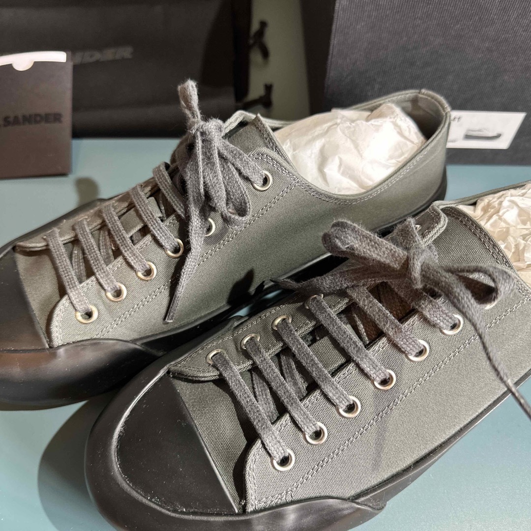 Jil Sander - JIL SANDER◇ローカットスニーカー/41/キャンバス