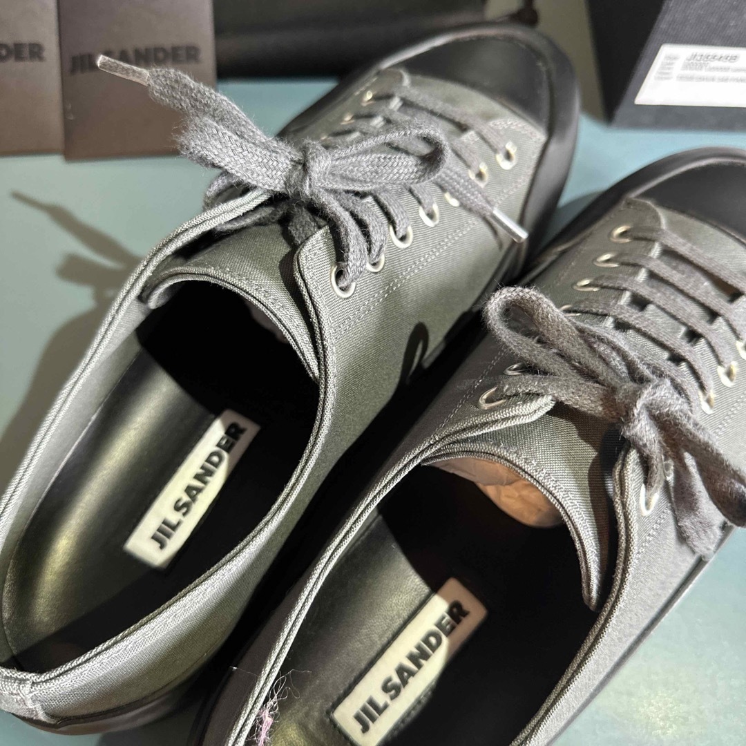 Jil Sander - JIL SANDER◇ローカットスニーカー/41/キャンバス
