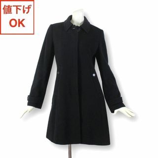 美品！　Paul Smith BLACK  ロングコートカシミヤ混 40 カーキ