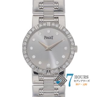 ピアジェ(PIAGET)の【116489】PIAGET ピアジェ  80564K81 ダンサー12PD シルバーダイヤル WG クオーツ 修理明細書 当店オリジナルボックス 腕時計 時計 WATCH レディース 女性 女【中古】(腕時計)