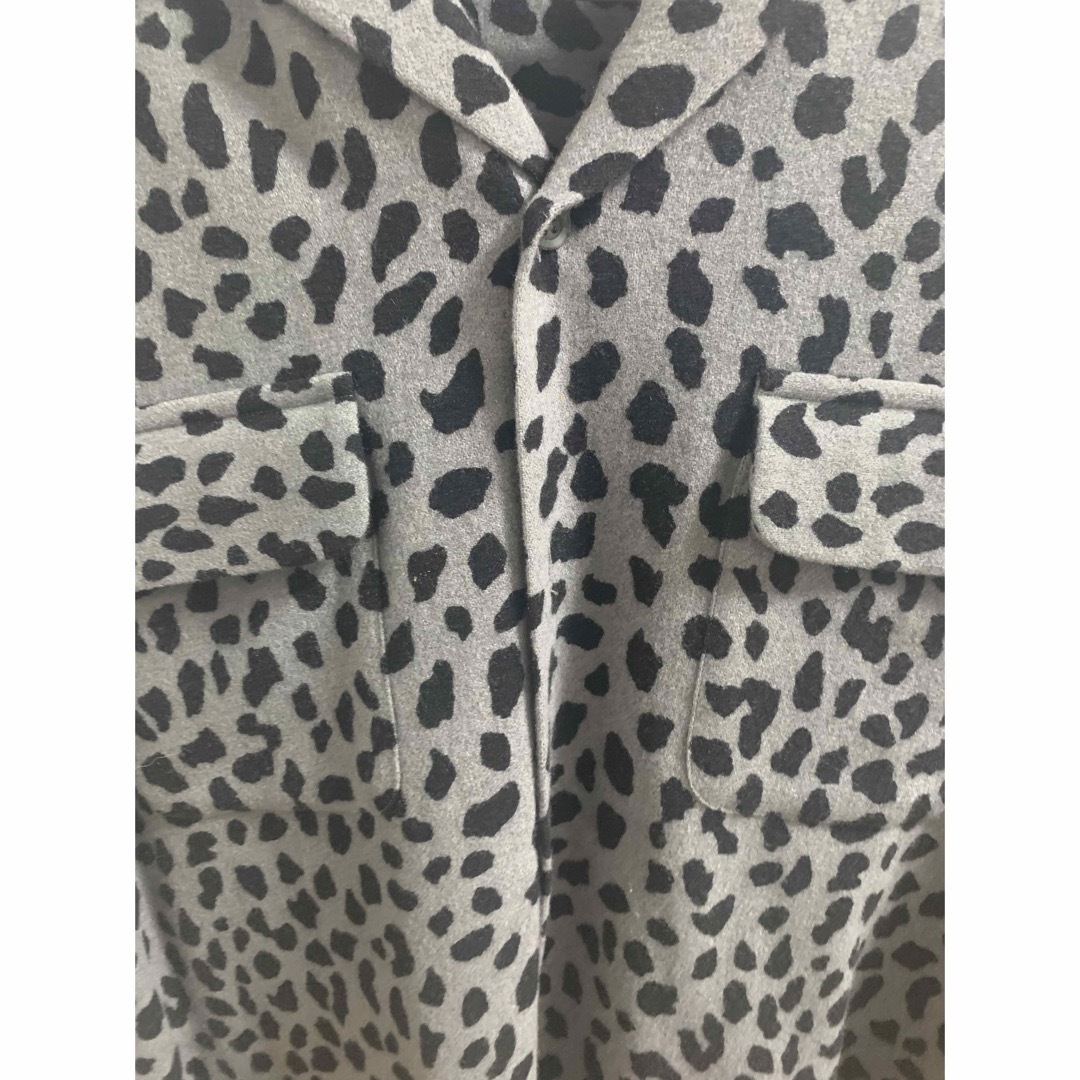 WACKO MARIA レオパード シャツ グレー Mサイズ SHIRT