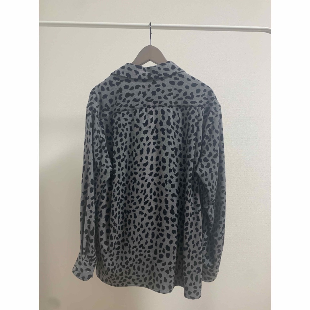 WACKO MARIA レオパード シャツ グレー Mサイズ SHIRT