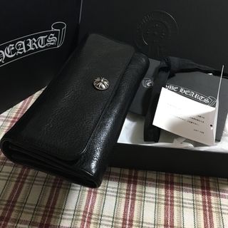 CHROME HEARTS クロムハーツ WALLET JUDY CRSS BTN Patent ジュディ クロスボールボタンパテントレザーロングウォレット長財布 マルチ