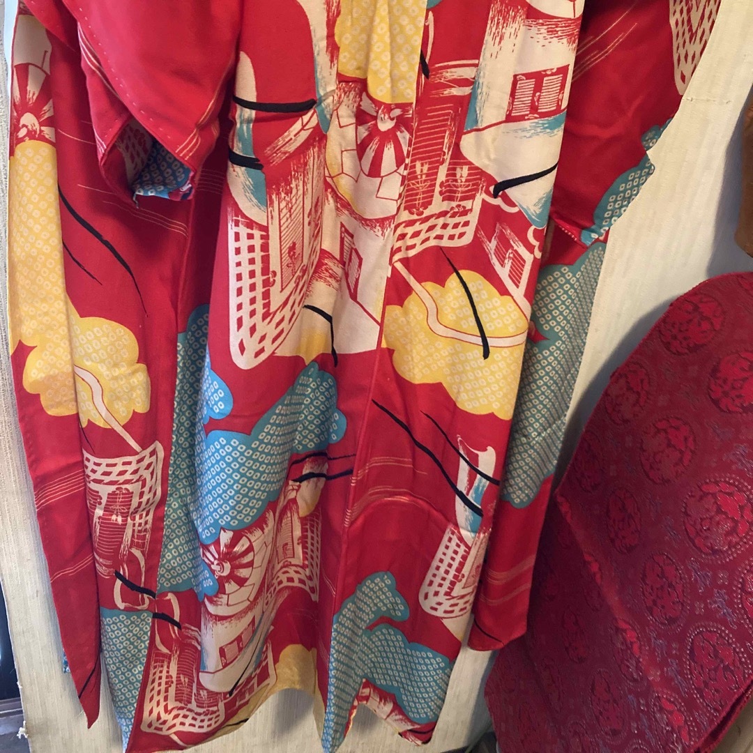 長襦袢　鮮やか　正絹 レディースの水着/浴衣(着物)の商品写真