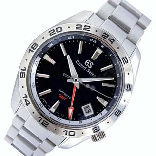 セイコー グランドセイコー メカニカル GMT 40.5mm スポーツ コレクション Grand Seiko Mechanical SBGM245(9S66-00J0) 箱 保証書 SS メンズ時計 ブルー 美品