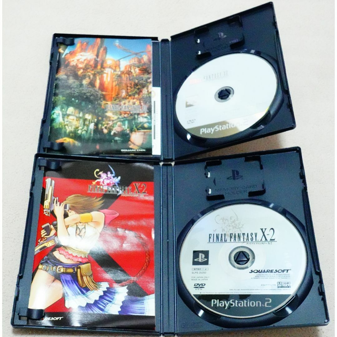 SQUARE ENIX(スクウェアエニックス)のPS2 ロールプレイングソフト４本セット FF10-2,FF12,DQ5,DQ8 エンタメ/ホビーのゲームソフト/ゲーム機本体(家庭用ゲームソフト)の商品写真