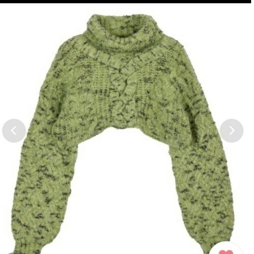 UND 2WAY LOOP YARN SHORT KNIT - ニット/セーター