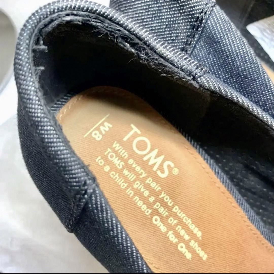 TOMS(トムズ)の【TOMS・25.5cm】 ステラ コルクウェッジ オープントゥ サンダル レディースの靴/シューズ(サンダル)の商品写真