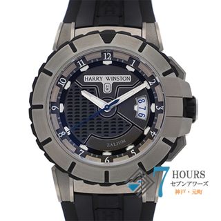 ハリーウィンストン(HARRY WINSTON)の【114516】HARRY WINSTON ハリーウィンストン  OCSAHD44ZZ001（411/MA44ZC.K） オーシャンスポーツ グレーダイヤル ラバー/ザリウム 自動巻き 保証書 純正ボックス 腕時計 時計 WATCH メンズ 男性 男 紳士【中古】(腕時計(アナログ))