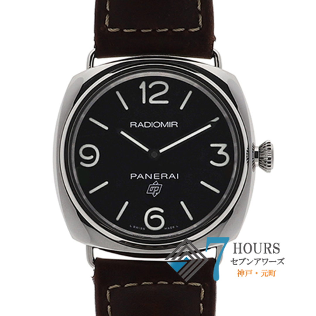 【114777】PANERAI パネライ  PAM00753 ラジオミール3デイズアッチャイオ ブラックダイヤル SS/レザー 手巻き 保証書 純正ボックス 腕時計 時計 WATCH メンズ 男性 男 紳士