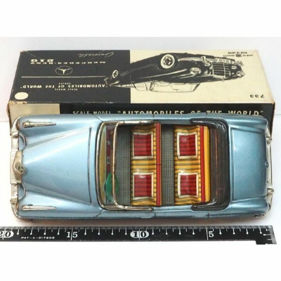 萬代屋 赤箱733【メルセデス ベンツ219コンバーチブル水色 萬代屋 赤箱733【メルセデス ベンツ219コンバーチブル水色
