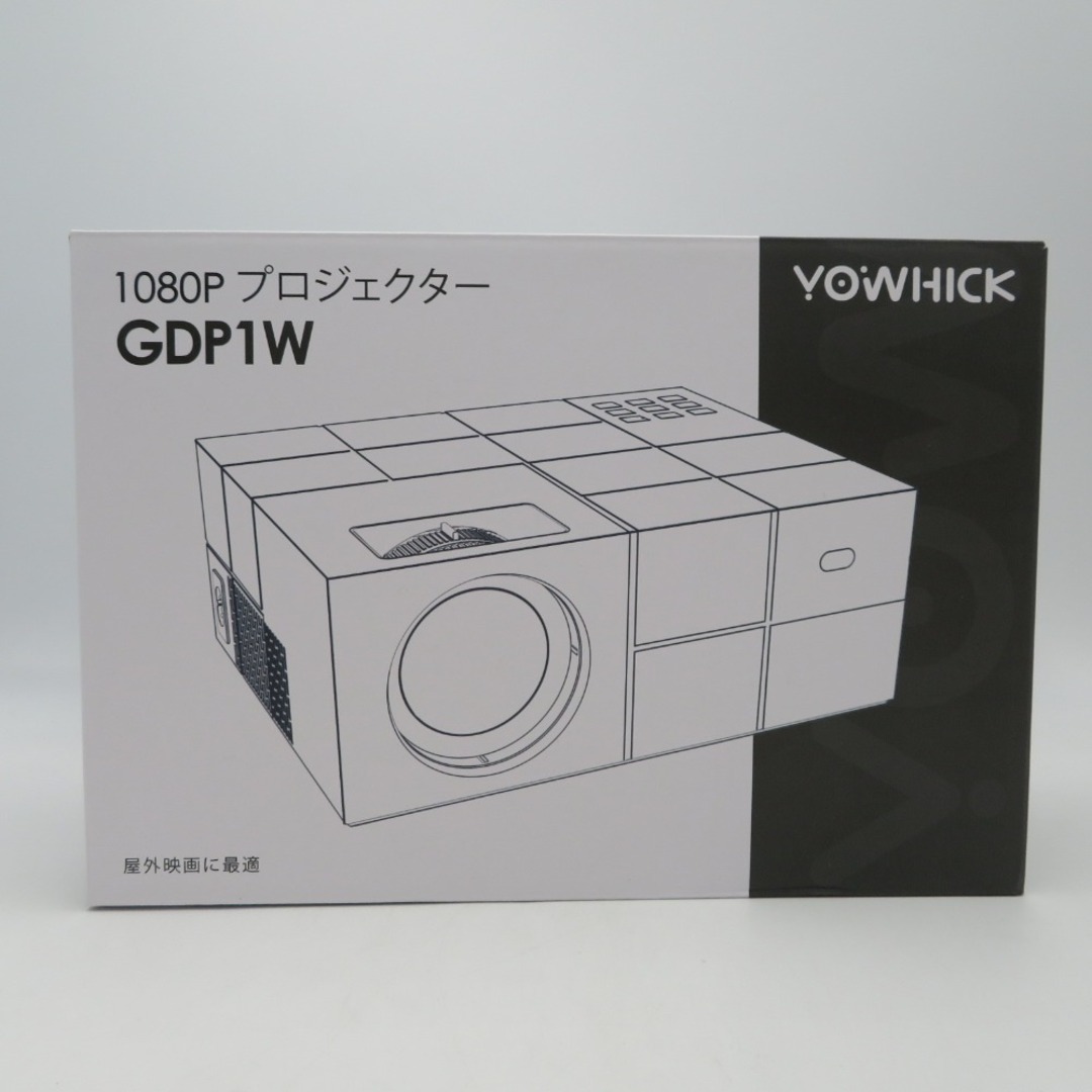 情熱セール YOWHICK GDP1W 1080P プロジェクター ホワイト リール