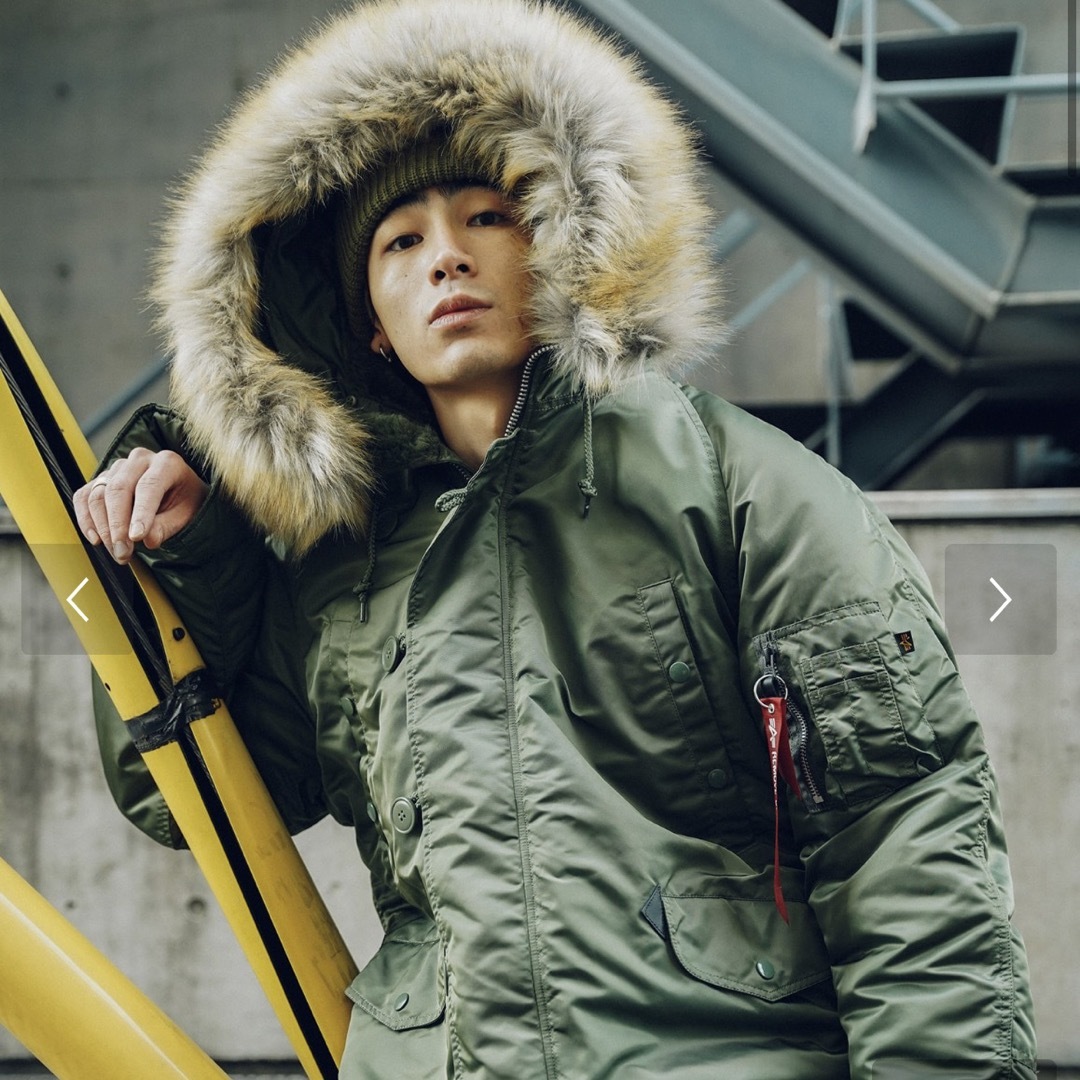 ALPHA INDUSTRIES - ALPHA INDUSTRIES N-3B (リアルファー)の通販 by