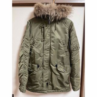 アルファインダストリーズ(ALPHA INDUSTRIES)のALPHA INDUSTRIES N-3B (リアルファー)(フライトジャケット)