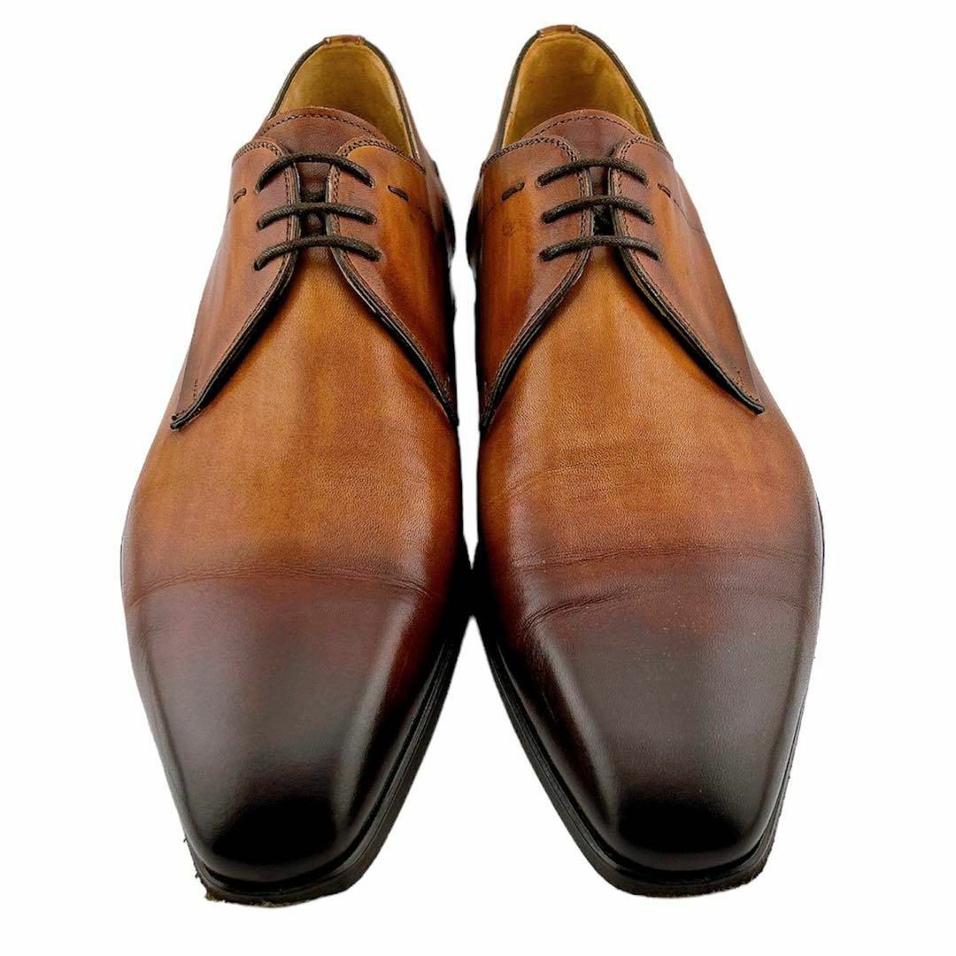 MAGNANNI(マグナーニ)のMAGNANNI 革靴 マグナーニ サイズ38 ブラウン メンズ ビジネス 本革 メンズの靴/シューズ(ドレス/ビジネス)の商品写真