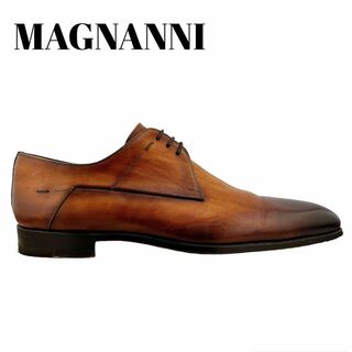 マグナーニ(MAGNANNI)のMAGNANNI 革靴 マグナーニ サイズ38 ブラウン メンズ ビジネス 本革(ドレス/ビジネス)