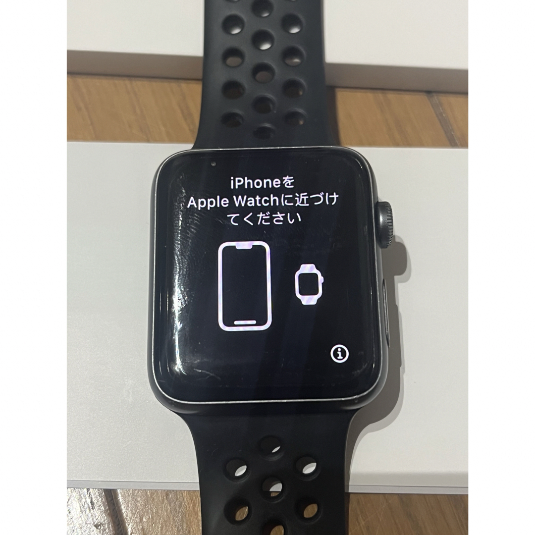 スマートフォン/携帯電話Apple Watch nike series3 42mn アップルウォッチ3