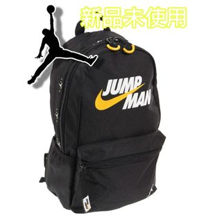 00s　nike　バックパック　大容量　ネイビー　イエロー　プリントロゴ　かばん