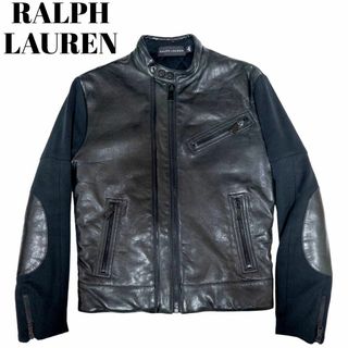 ラルフローレン(Ralph Lauren)のRALPH LAUREN ライダースジャケット サイズS ラルフローレン 革 メ(ライダースジャケット)