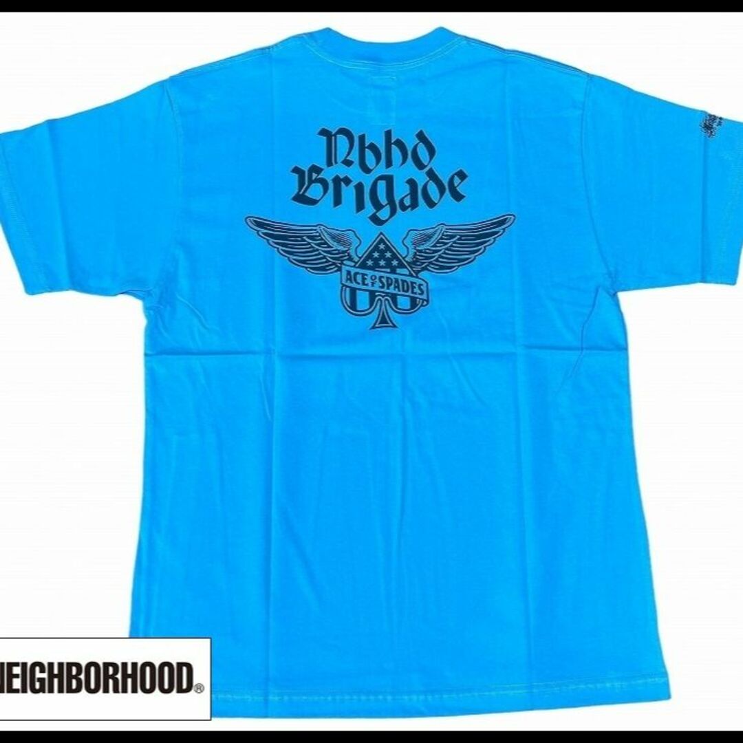 希少 新品 ネイバーフッド 07ss FLYING ACE Tシャツ ブルー M