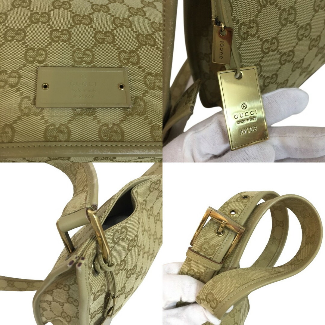 GUCCI 91762 GGキャンバス ショルダーバッグ GG柄