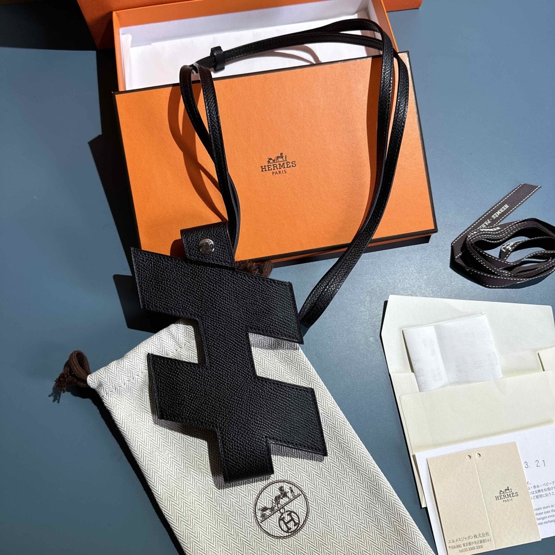 【新品未使用】HERMES　エルメス　Hタグフォンケース　スマホショルダーバック