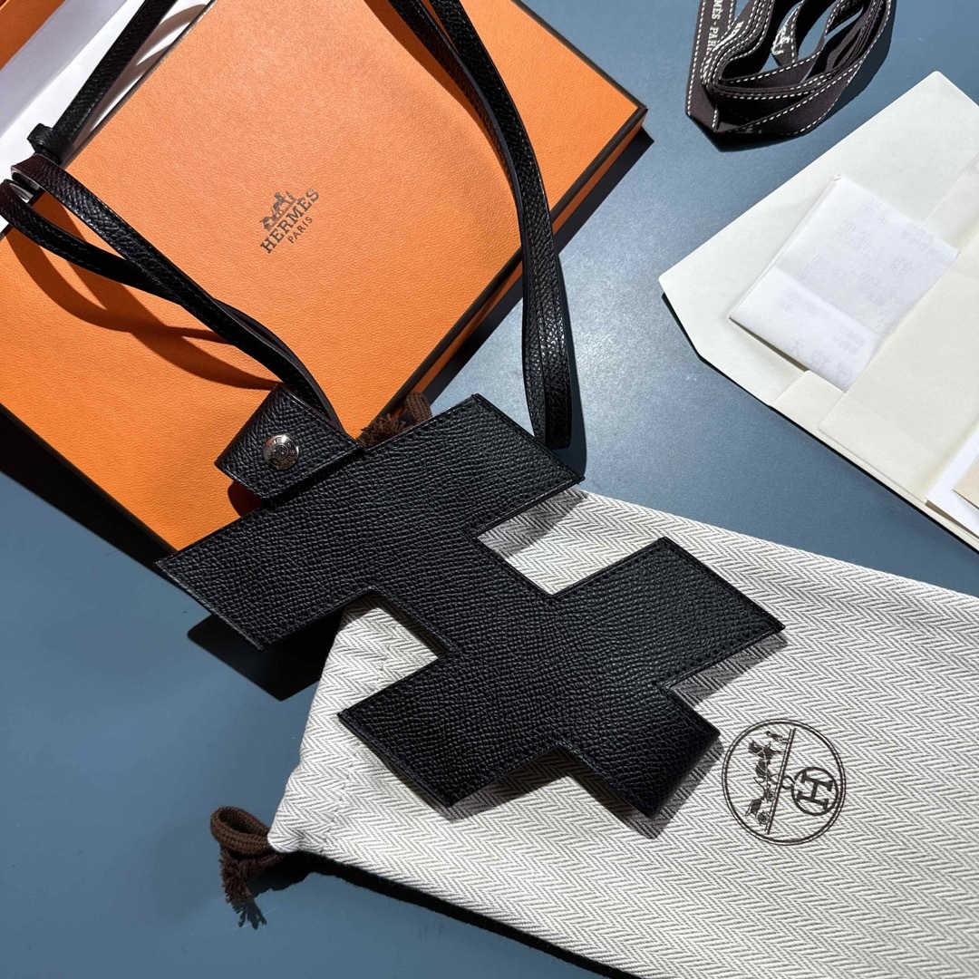 【新品未使用】HERMES　エルメス　Hタグフォンケース　スマホショルダーバック