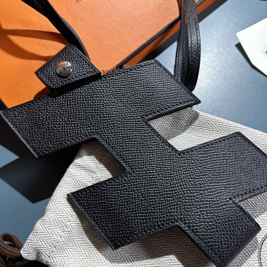 【新品未使用】HERMES　エルメス　Hタグフォンケース　スマホショルダーバック