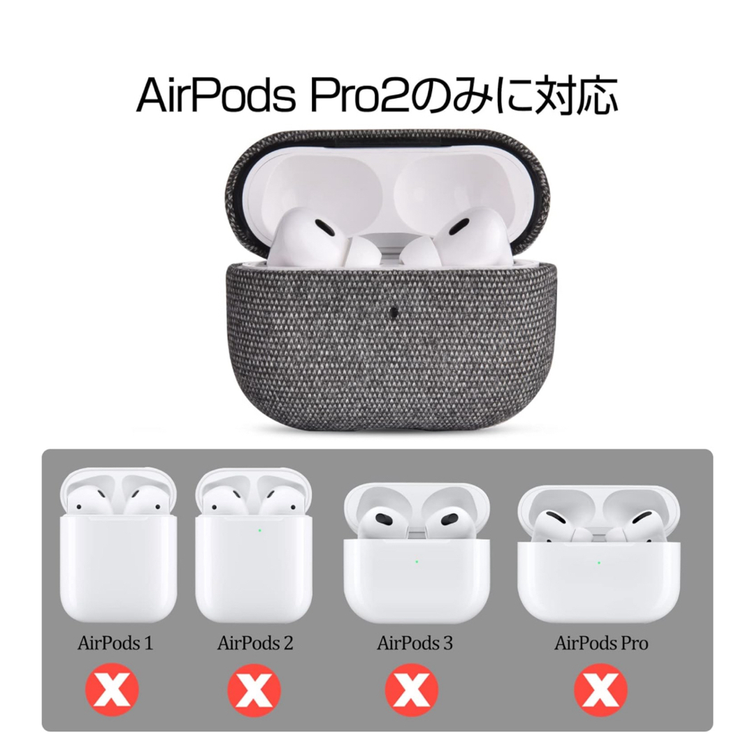 Apple(アップル)のAirPodsPro2専用ハードカバー（新品未開封） スマホ/家電/カメラのオーディオ機器(ヘッドフォン/イヤフォン)の商品写真