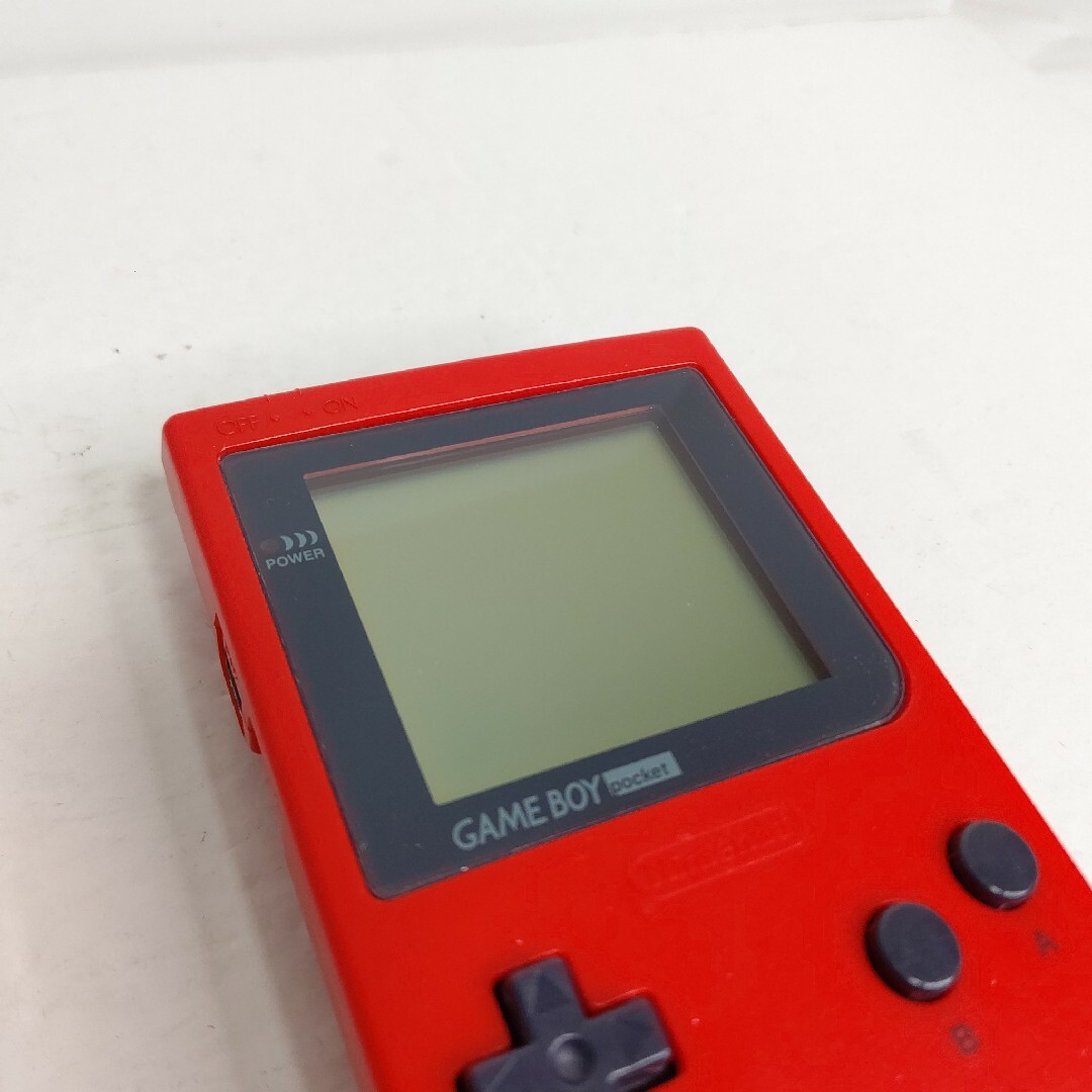 ゲームボーイ(ゲームボーイ)のNintendo　ゲームボーイポケット　レッド　美品　GAMEBOY 任天堂 エンタメ/ホビーのゲームソフト/ゲーム機本体(携帯用ゲーム機本体)の商品写真