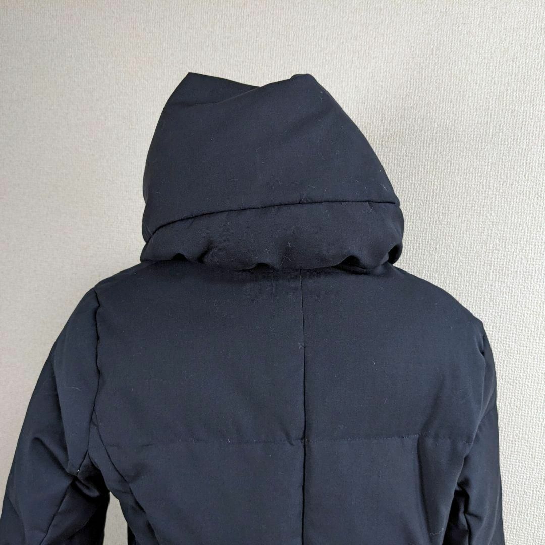 【イネド】ダウンコート 9 M ネイビー 美品 レディース アウター