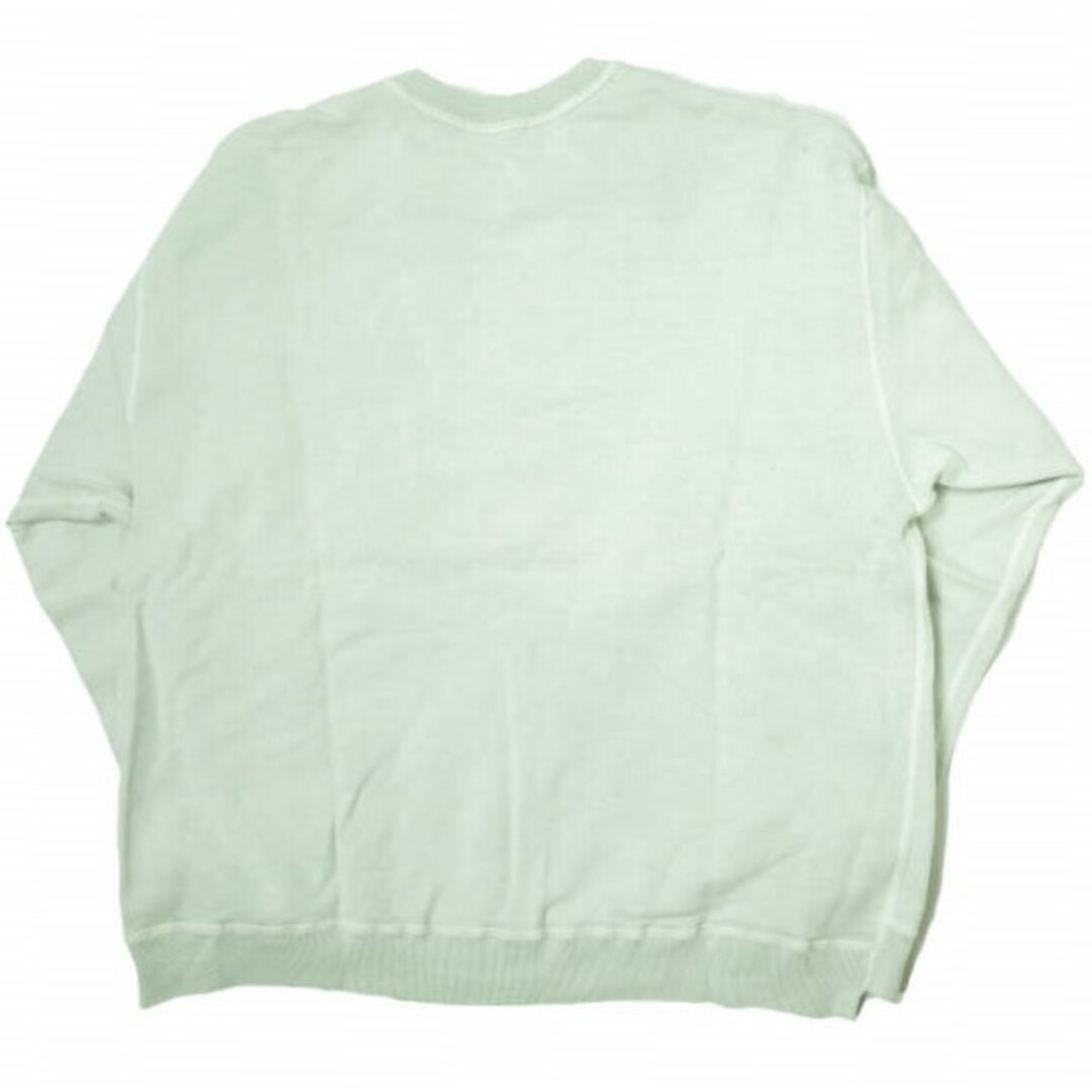 H BEAUTY&YOUTH エイチ ビューティーアンドユース 日本製 GARMENT DYE CREW NECK SWEAT PULLOVER 製品染め クルーネックスウェットプルオーバー 1212-299-6015 L ライトグリーン トレーナー トップス【H BEAUTY&YOUTH】