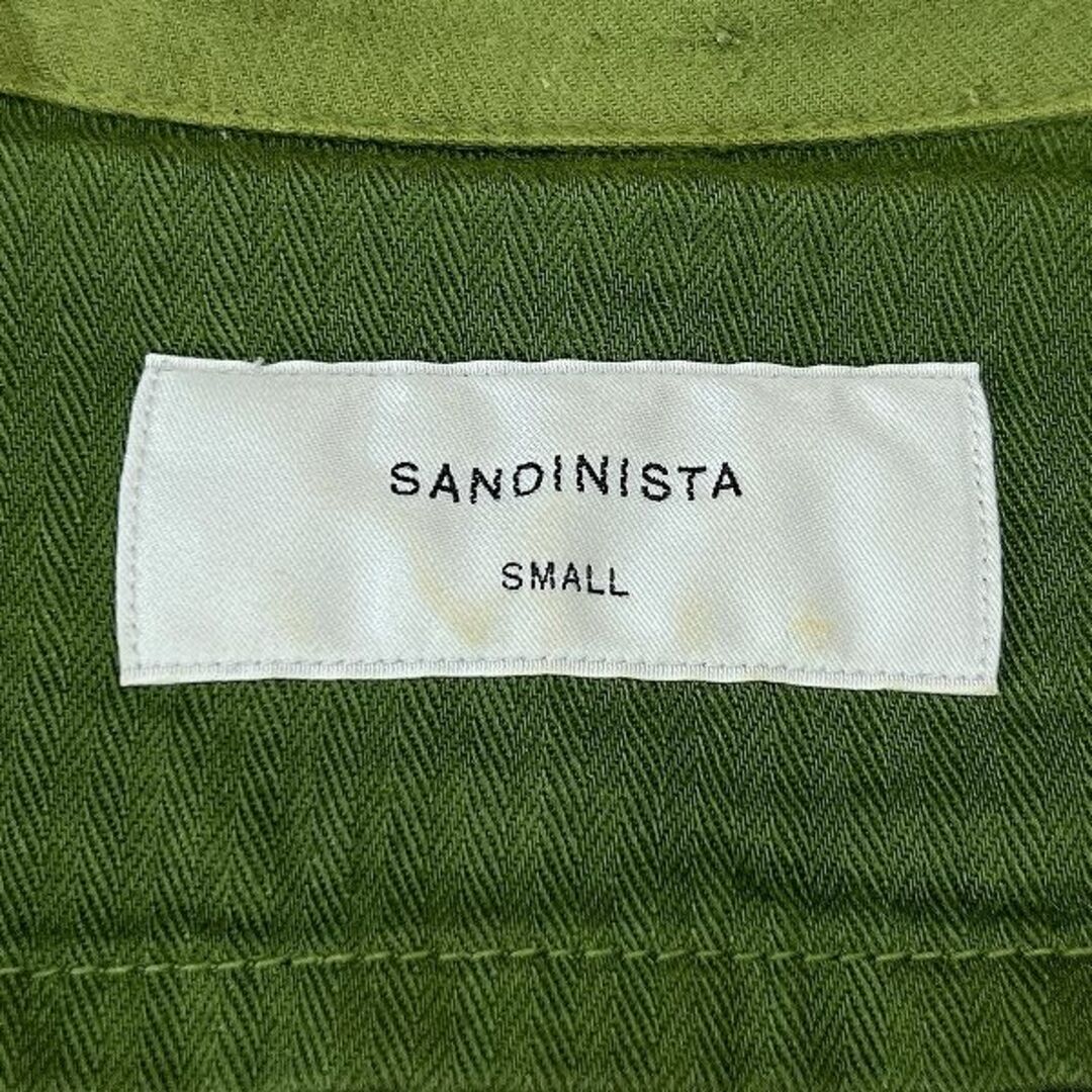 Sandinista(サンディニスタ)のG② サンディニスタ 16ss カットオフ ガウン ロング コート オリーブ S メンズのジャケット/アウター(その他)の商品写真